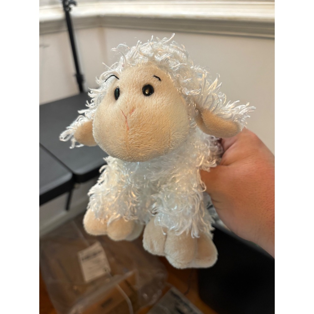 Ganz Webkinz Lamb White Sheep Plush Stuffed Animal Toy W Logo HS004